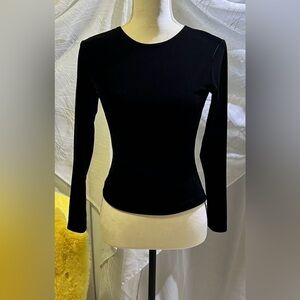 Ann Ferriday Classic Black Long Sleeve Top